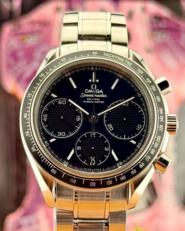 2016 Omega Speedmaster Racing 40MM Black Dial Steel Bracelet (326.30.40.50.01.001)