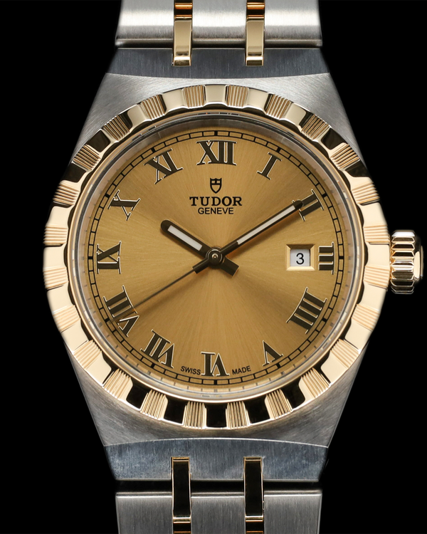 2025 Tudor Royal 28MM Champagne Dial Two-Tone Bracelet (28303)