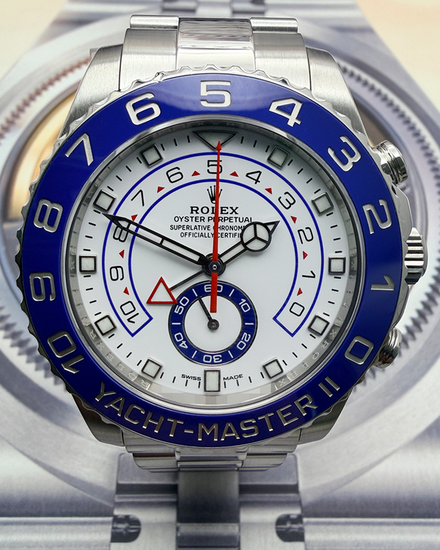 2017 Rolex Yacht-Master II 44MM White Dial Oyster Bracelet (116680)