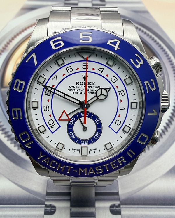 2017 Rolex Yacht-Master 44MM White Dial Oyster Bracelet (116680)