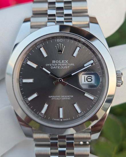 2024 Rolex Datejust 41MM Slate Dial Jubilee Bracelet (126300)
