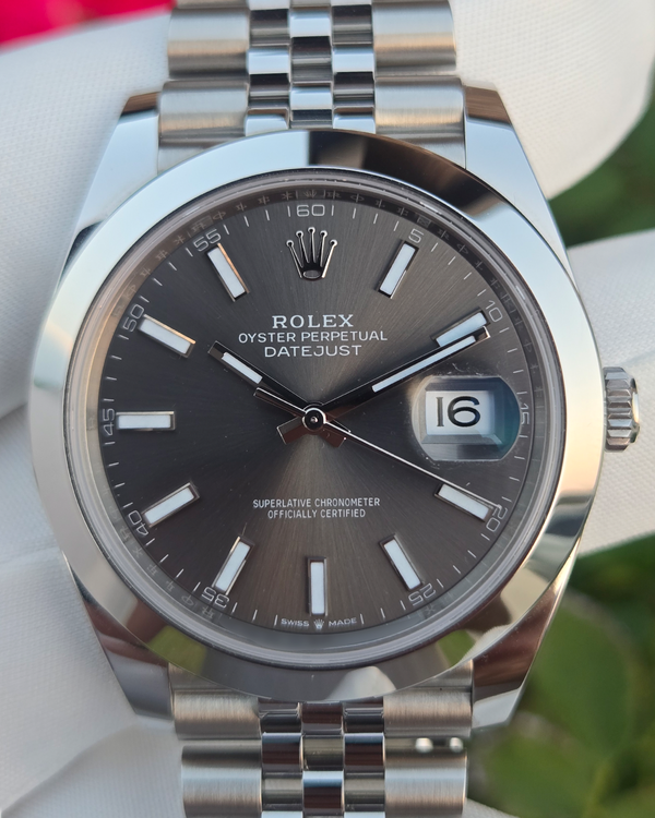2024 Rolex Datejust 41MM Slate Dial Jubilee Bracelet (126300)