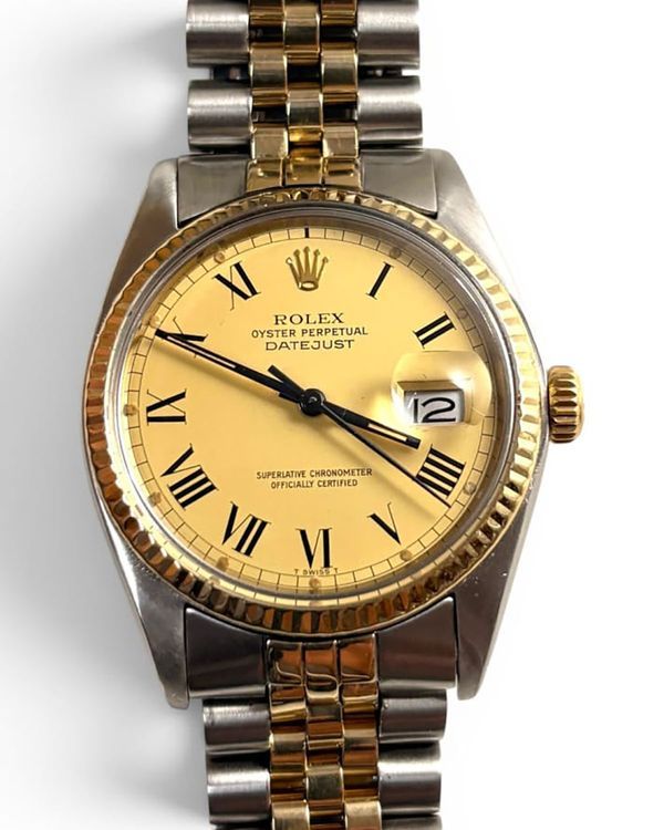 Rolex Datejust 36MM Champagne Dial Two-Tone Jubilee Bracelet (16013)