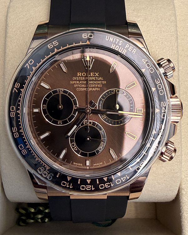 2026 Rolex Cosmograph Daytona 40MM "Chocolate" Brown Dial Oysterflex Strap (126515LN)