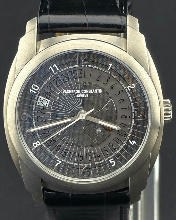 2019 Vacheron Constantin Quai De I'lle 41MM Skeleton Dial Leather Strap (86050/000T-9343)