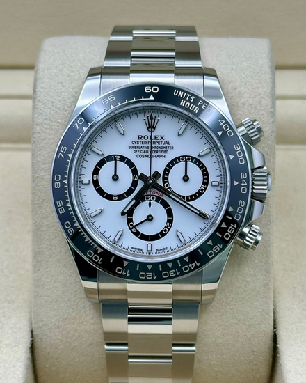 2025 Rolex Cosmograph Daytona "Panda" 40MM White Dial Oyster Bracelet (126500LN)