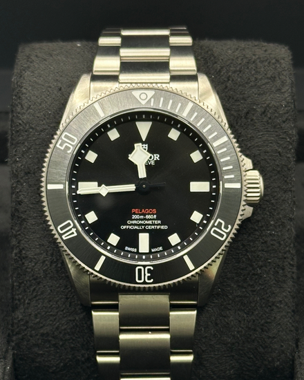 2026 Tudor Pelagos 39MM Black Dial Titanium Bracelet (25407N)