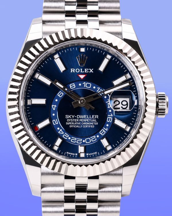 2026 Rolex Sky-Dweller 42MM Blue Dial Oyster Bracelet (336934)