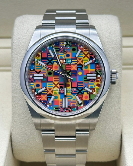 2026 Rolex Oyster Perpetual 41MM Multicolor Puzzle "Jubilee" Dial Oyster Bracelet (134300)