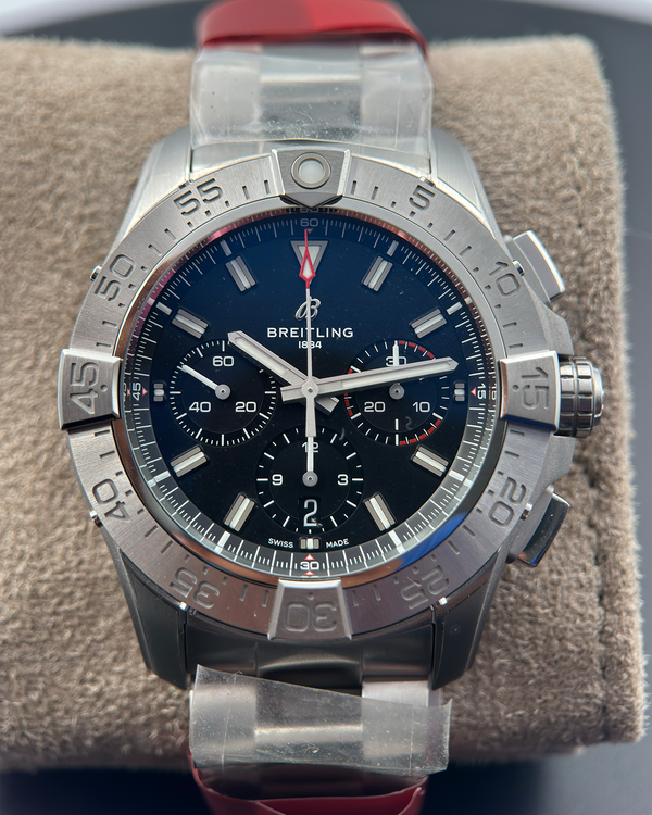 Breitling Avenger B01 Chronograph 44MM Black Dial Steel Bracelet (AB0147101B1A1)