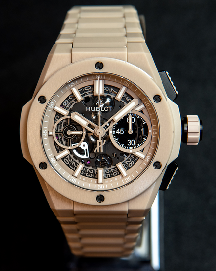 2026 Hublot Big Bang Integrated Beige L.E. 42MM Skeleton Dial Ceramic Bracelet (451.CZ.4620.CZ)