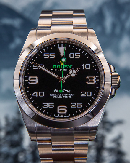 2024 Rolex Air-King 40MM Black Dial Oyster Bracelet (126900)