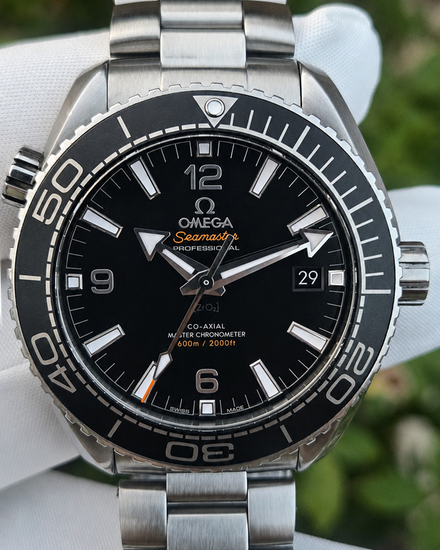 2023 Omega Seamaster Planet Ocean 600M 43.5MM Black Dial Steel Bracelet (215.30.44.21.01.001)