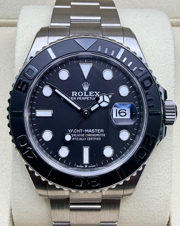 2026 Rolex Yacht-Master 42MM Black Dial Titanium Oyster Bracelet (226627)