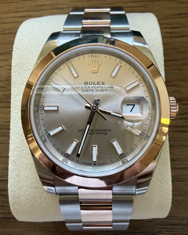 2026 Rolex Datejust 41MM Sundust Dial Two-Tone Oyster Bracelet (126301)