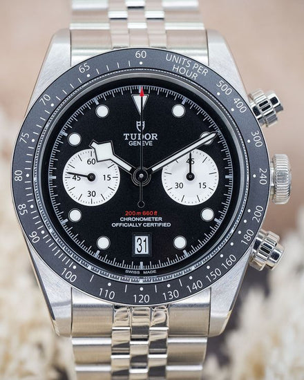 2026 Tudor Black Bay Chrono "Reverse Panda" 41MM Black Dial Jubilee Bracelet (79360N)