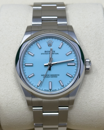 2026 Rolex Oyster Perpetual 31MM "Tiffany" Blue Dial Oyster Bracelet (277200)