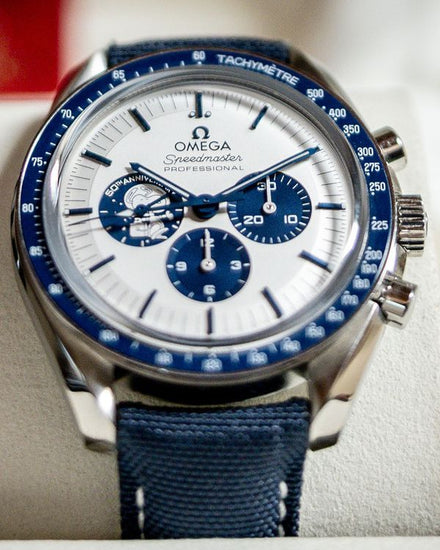 2024 Omega Speedmaster Anniversary Series “Silver Snoopy Award” 42MM Silver Dial Leather Strap (310.32.42.50.02.001)