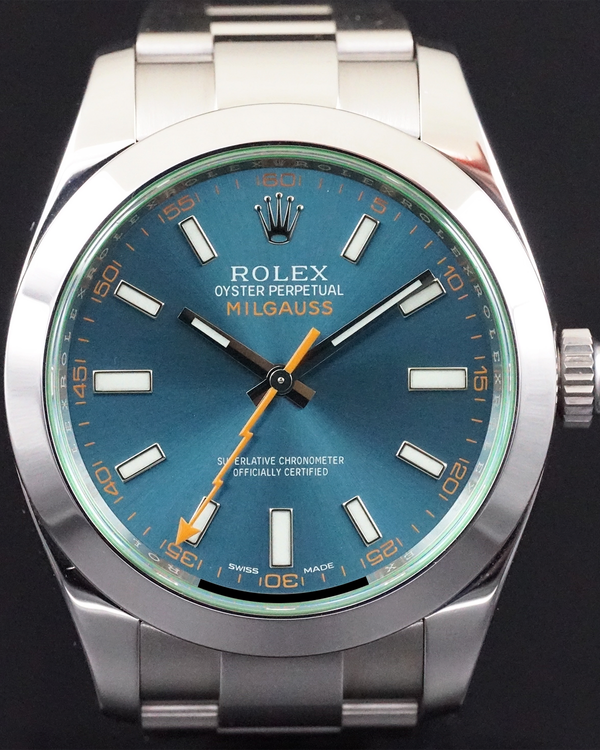 Rolex Milgauss 40MM "Z-Blue" Dial Oyster Bracelet (116400GV)
