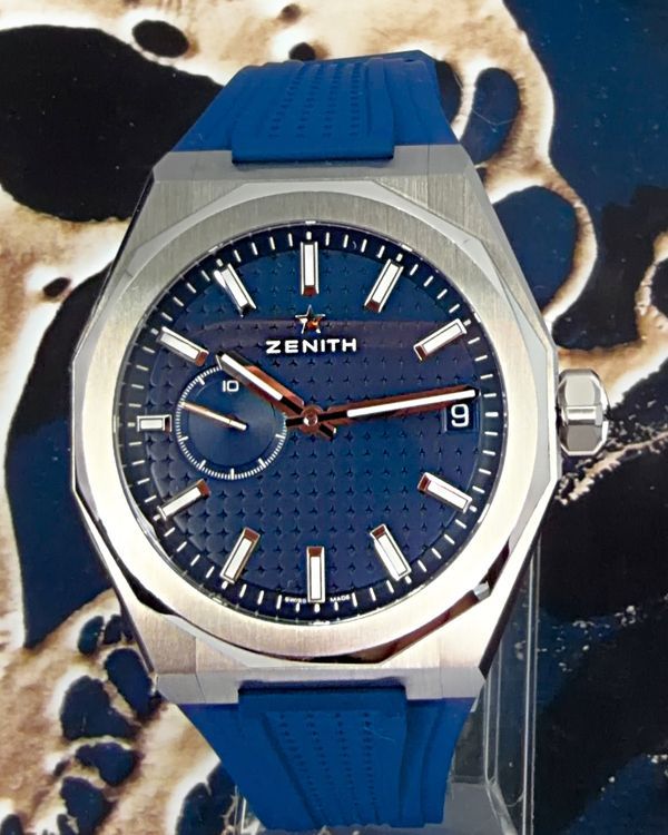 2025 Zenith Defy Skyline 41MM Blue Dial Rubber Strap (03.9300.3620/51.I001)
