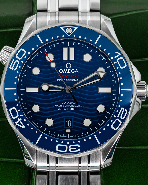 2023 Omega Seamaster Diver 300M 42MM Blue Dial Steel Bracelet (210.30.42.20.03.001)
