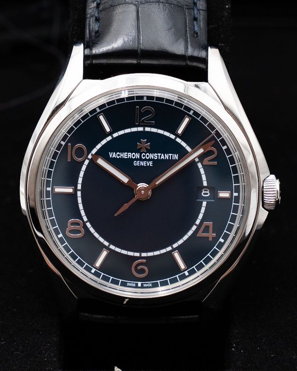 2020 Vacheron Constantin Fiftysix 40MM Blue Dial Leather Strap (4600E/000A-B487)