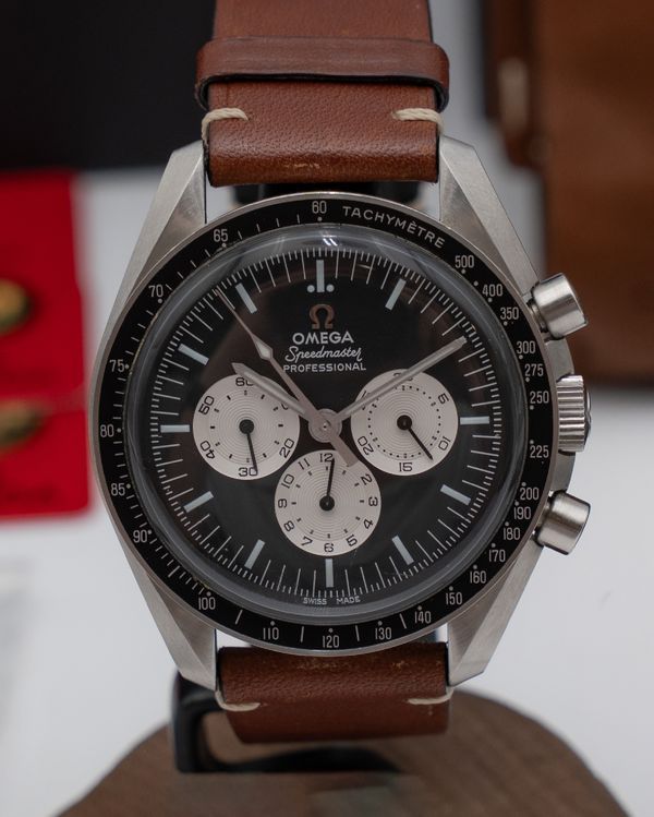 2017 Omega Speedmaster Professional Moonwatch "Speedy Tuesday" 42MM Black Dial Leather Strap (311.32.42.30.01.001)