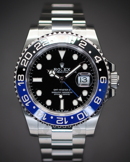 2026 Rolex GMT-Master II “Batman” 40MM Black Dial Oyster Bracelet (126710BLNR)