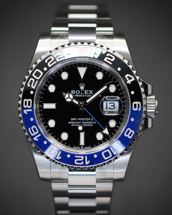 2026 Rolex GMT-Master II “Batman” 40MM Black Dial Oyster Bracelet (126710BLNR)