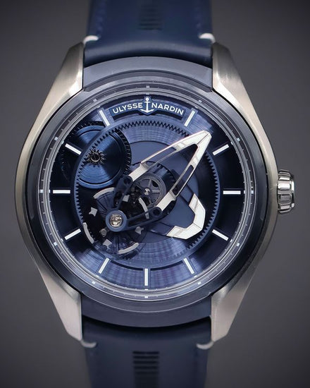 2024 Ulysse Nardin Freak X 43MM Blue Skeleton Dial Leather Strap (2303-270/03)