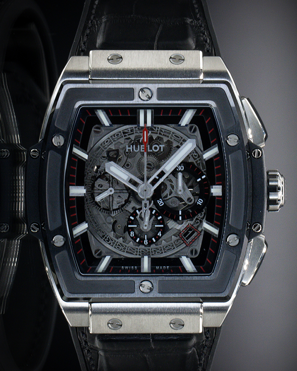 2020 Hublot Spirit Of Big Bang 45MM Skeleton Dial Leather Strap (601.NM.0173.LR)