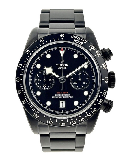 2019 Tudor Black Bay Chrono Dark S.E. 41MM Black Dial Steel Bracelet (79360DK)