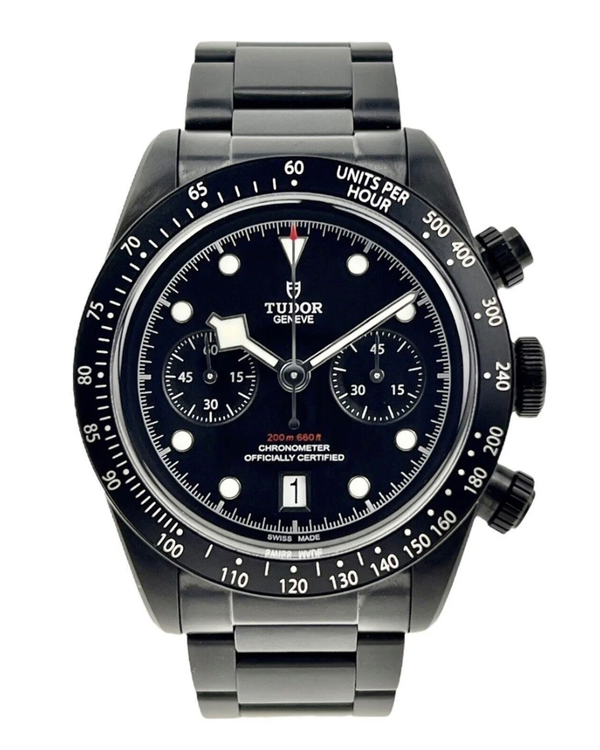 2019 Tudor Black Bay Chrono Dark S.E. 41MM Black Dial Steel Bracelet (79360DK)