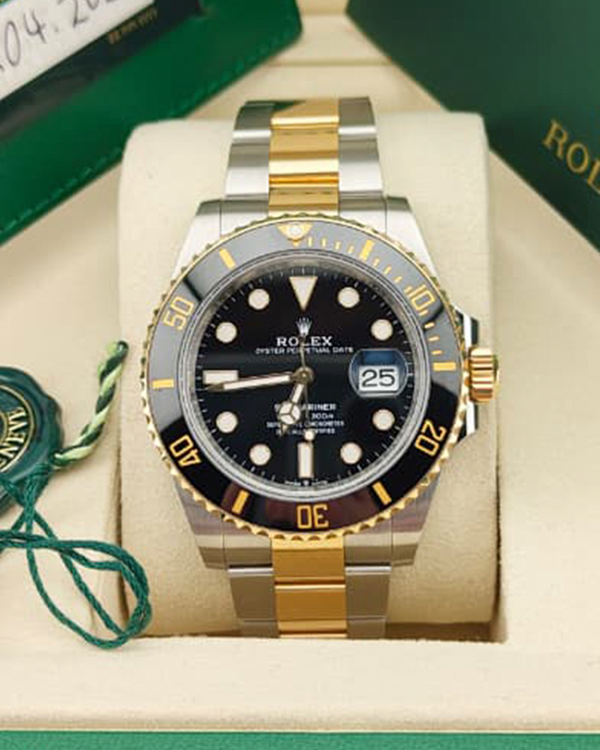 2025 Rolex Submariner Date 41MM Black Dial Two-Tone Oyster Bracelet (126613LN)