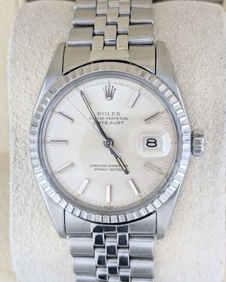 1966 Rolex Datejust 36MM Silver Dial Jubilee Bracelet (1603)
