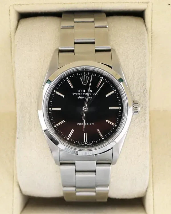 1999 Rolex Air-King 34MM Black Dial Oyster Bracelet (14000)