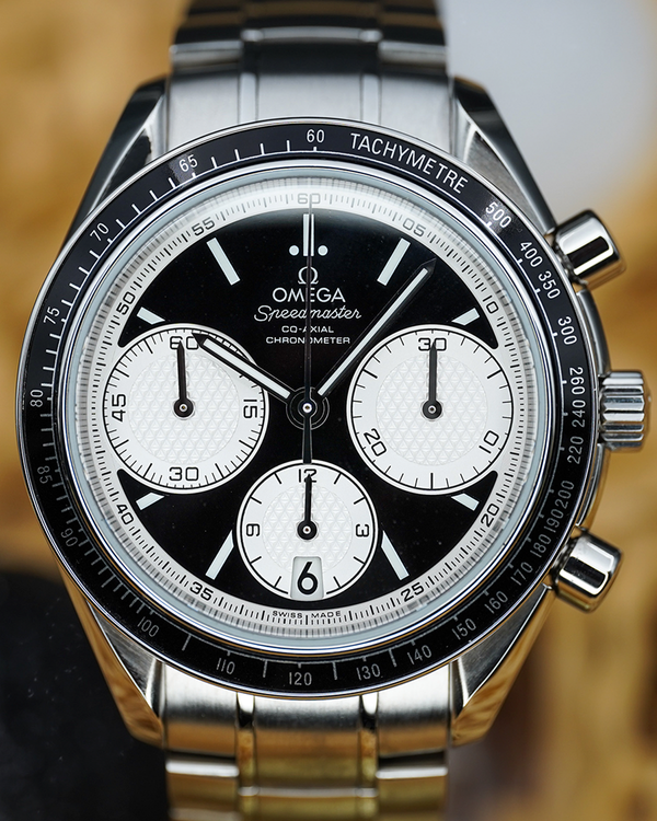 No Reserve - 2023 Omega Speedmaster Racing 40MM Black Dial Steel Bracelet (326.30.40.50.01.002)