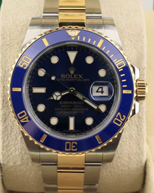 2016 Rolex Submariner Date "Bluesy" 40MM Blue Dial Two-Tone Oyster Bracelet (116613)