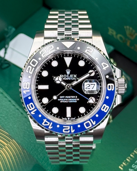 2026 Rolex GMT-Master II "Batgirl" 40MM Black Dial Jubilee Bracelet (126710BLNR)
