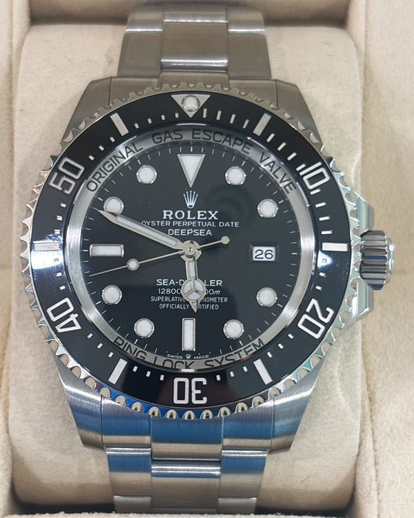 2019 Rolex Sea-Dweller Deepsea 44MM Black Dial Oyster Bracelet (126660)