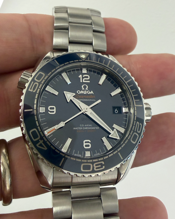 2022 Omega Seamaster Planet Ocean 44MM Black Dial Steel Bracelet (215.30.44.21.01.001)