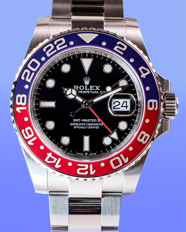 2026 Rolex GMT-Master II "Pepsi" 40MM Black Dial Oyster Bracelet (126710BLRO)