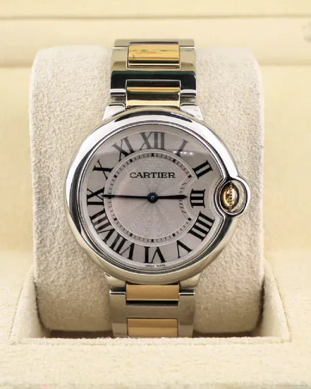 Cartier Ballon Bleu 36MM Quartz Silver Dial Two-Tone Bracelet (3005)