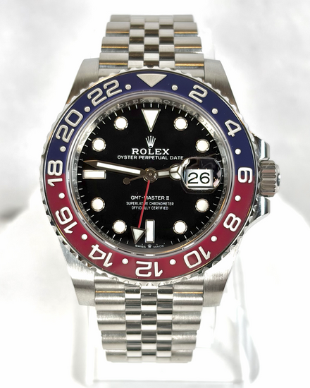 2022 Rolex GMT-Master II “Pepsi” 40MM Black Dial Jubilee Bracelet (126710BLRO)