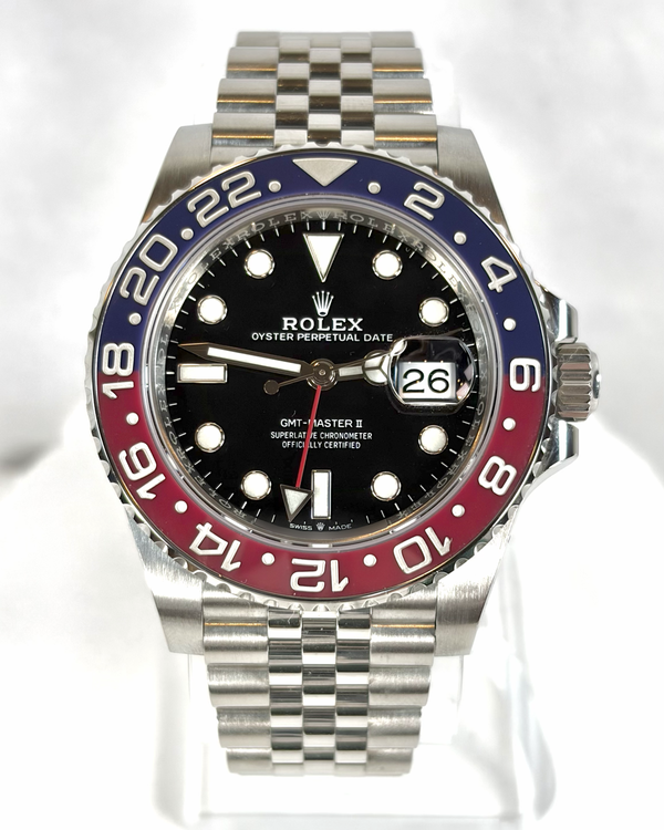 2022 Rolex GMT-Master II “Pepsi” 40MM Black Dial Jubilee Bracelet (126710BLRO)