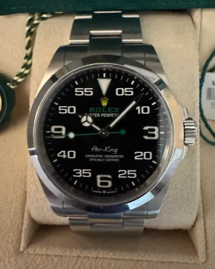 2023 Rolex Air-King 40MM Black Dial Oyster Bracelet (126900)