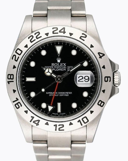 2008 Rolex Explorer II 40MM Black Dial Oyster Bracelet (16570)