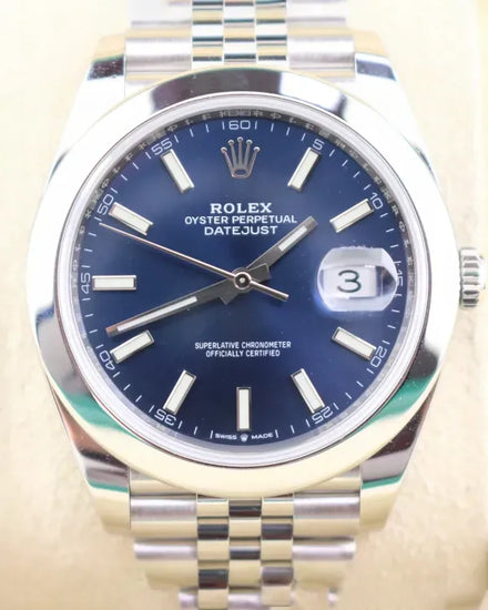 2021 Rolex Datejust 41MM Blue Dial Jubilee Bracelet (126300)