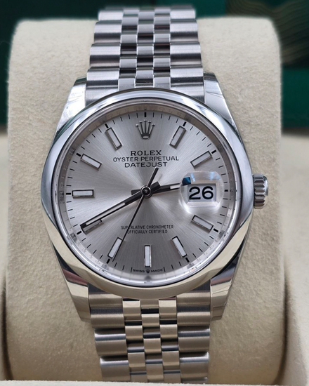 2026 Rolex Datejust 36MM Silver Dial Jubilee Bracelet (126200)