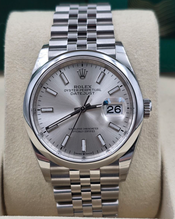2026 Rolex Datejust 36MM Silver Dial Jubilee Bracelet (126200)